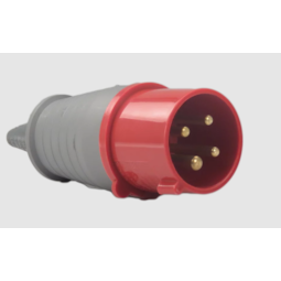 Plug 4P 016A 6H 380/440V IP44 Vermelho Soprano
