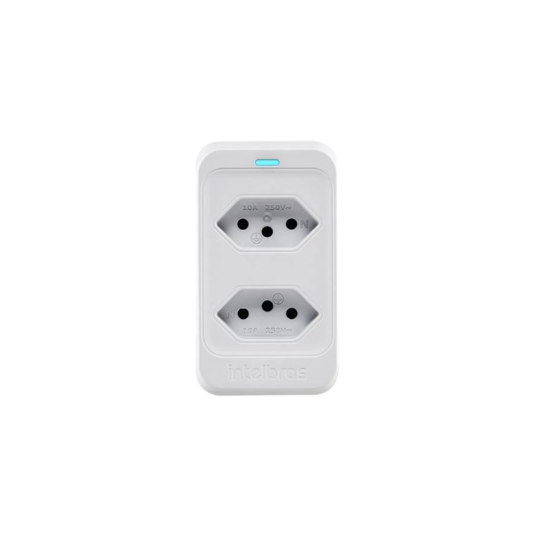 Plug Dispositivo de Proteção Elétrica 2P+T EPS 301 Branco Intelbras