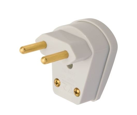 Plug Bipolar 2P+T Saída Lateral 90 20A 8314820 Cinza Fame