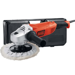 Politriz com Maleta WP1500KB2 7\" 1300W 220V Black & Decker