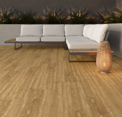 Porcelanato 26x106cm Tipo A Ipe Outside Caixa 2m² Incesa
