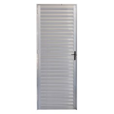 Porta de Aluminio 1 Folha 3744 Direita 210x60cm Líder