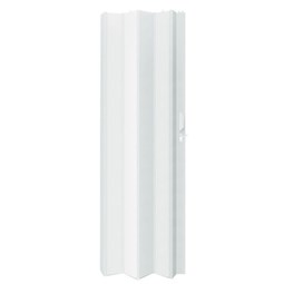 Porta Sanfonada Plástico PVC Branca 2,10x0,80m Fortlev