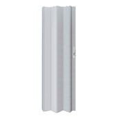 Porta Sanfonada Plástico PVC Cinza 2,10x0,60m Fortlev