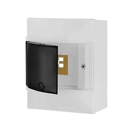 Quadro Disjuntor de Sobrepor Protectbox 4 Din 134114 Branco/Transparente Pial
