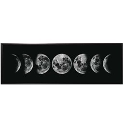 Quadro Fases da Lua em Canvas 35cm x 105cm