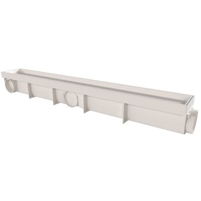 Ralo Linear Modular Invisível 6X50cm Branco