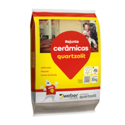 Rejunte Cerâmico 5kg Palha Quartzolit