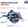 Serra Circular  GKS 150 1500W 220V Bolsa, disco e guia Bosch