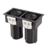 Spot Led de Embutir Aiva Duo IRC97 2*7w 2700k Preto Nissilight