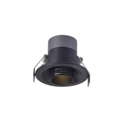 Spot Led de Embutir Lova 15° -60° IRC97 5w 2700k Preto Nissilight