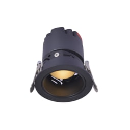 Spot Led de Embutir Zagle 24°IRC97 5w 2700k Preto Nissilight