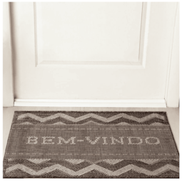 Tapete Bem-Vindo 40X60CM Chevron Adomes
