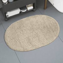 Tapete Comfort Oval 47X70CM Bege Adomes
