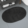 Tapete Comfort Oval 47X70CM Preto Adomes
