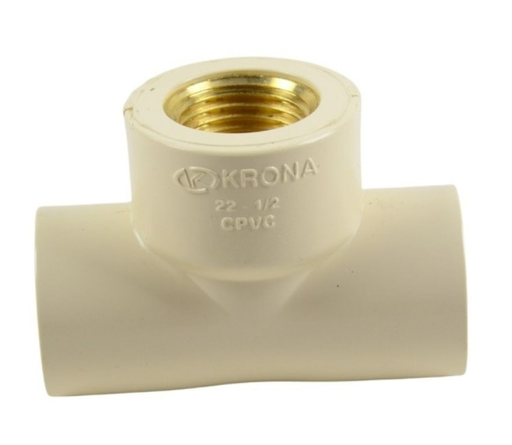 Joelho 90° de Transição RF CPVC Ultraterm - 22mm x 1/2