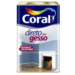 Tinta Acrílica Acabamento Fosco Renova Direto no Gesso & Drywall 18 Litros Branco Neve Coral