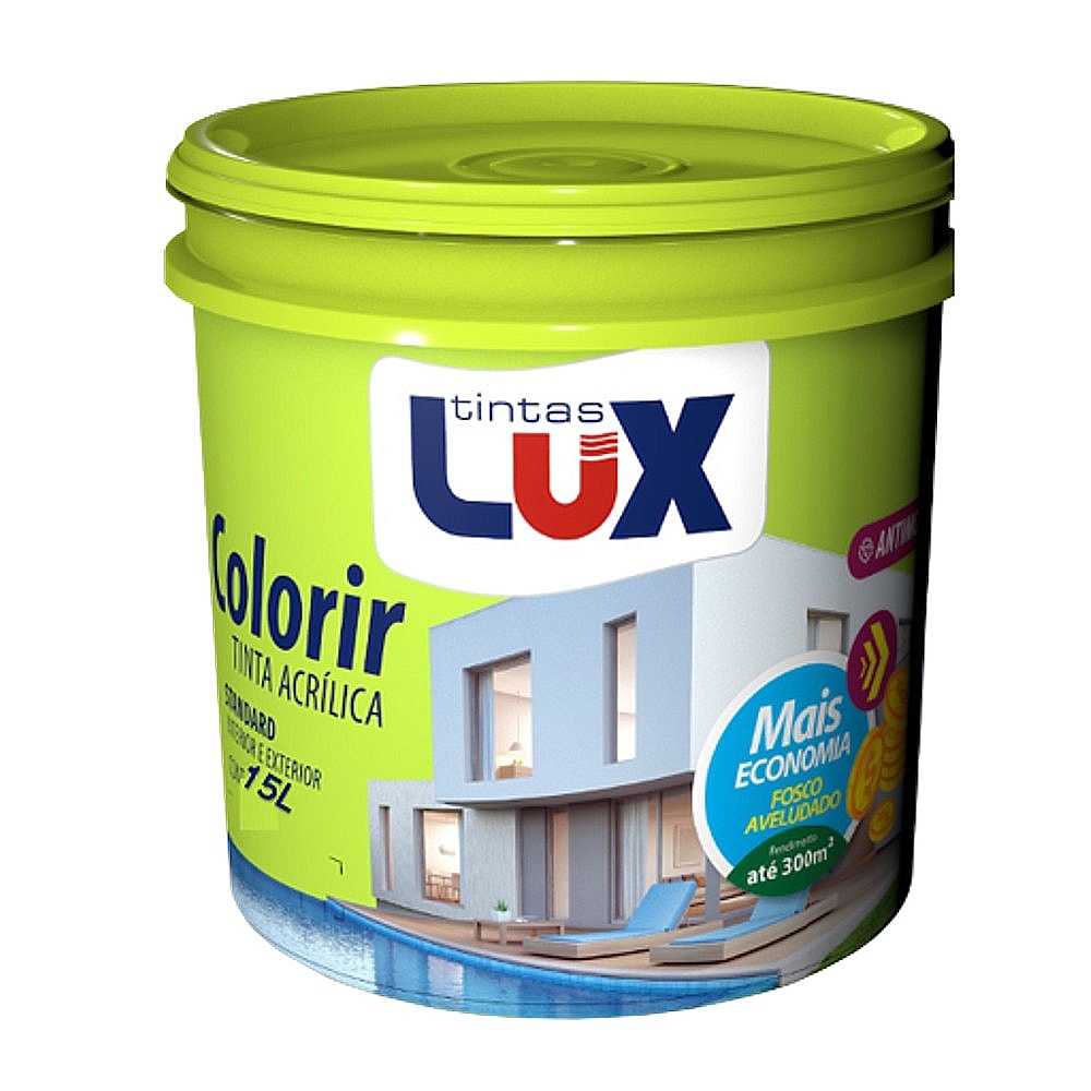 Tinta Acrilica Colorir 15 Litros Areia Tintas Lux Normatel Tinta Acrilica Colorir 15 Litros Areia Tintas Lux Normatel