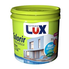 Tinta Acrilica Colorir 15 Litros Areia Tintas Lux
