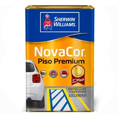 Tinta Acrílica Fosco Novacor Piso Premium 18L Amarelo Sherwin Williams