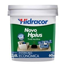 Tinta Acrílica Hplus Fosca 3,6 Litros Pêssego Hidracor