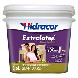 Tinta Extralatex 3,6 Litros Pérola Hidracor