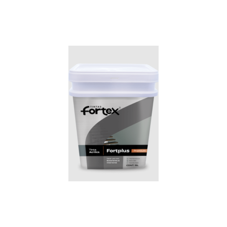 Tinta Fortplus Branco Gelo Acetinado 15L Fortex