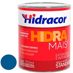 Tinta Hidra Mais Esmalte Sintético 750ML Azul França Hidracor