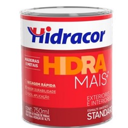 Tinta Hidra Mais Esmalte Sintético 750ML Cinza Médio Hidracor