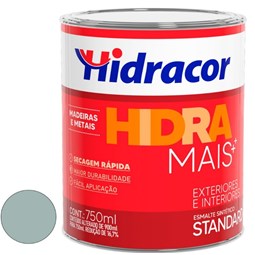 Tinta Hidra Mais Esmalte Sintético 750ML Cinza Platina Hidracor