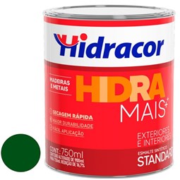 Tinta Hidra Mais Esmalte Sintético 750ML Verde Folha Hidracor
