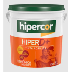 Tinta Hiper D+ Acrílico Econômica 15 Litros Branco Neve Hidracor