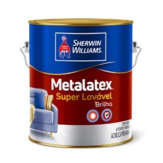 Tinta Metalatex Super Lavável Brilho Base W 3,2 Litros Sherwin Williams