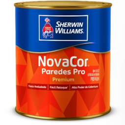 TINTA NOVACOR PAREDES PRO BRANCO FOSCO 0,9 LITROS SHERWIN WILLIAMS