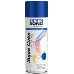 Tinta Spray Metalico 350ml Azul Tekbond