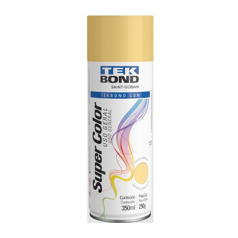 Tinta Spray Uso Geral 350ml Bege Tekbond