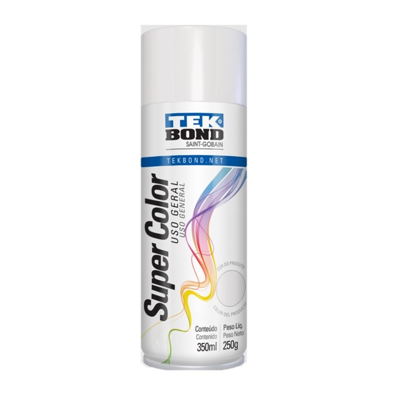 Tinta Spray Uso Geral 350ml Branco Gelo Tekbond