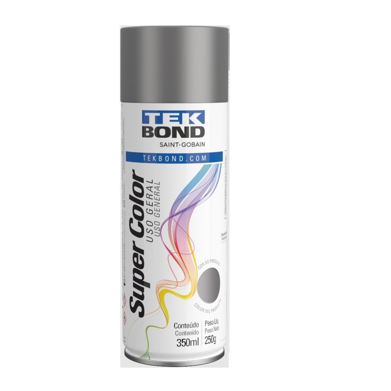 Tinta Spray Uso Geral 350ml Grafite Tekbond