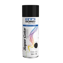 Tinta Spray Uso Geral 350ml Preto Fosco Tekbond