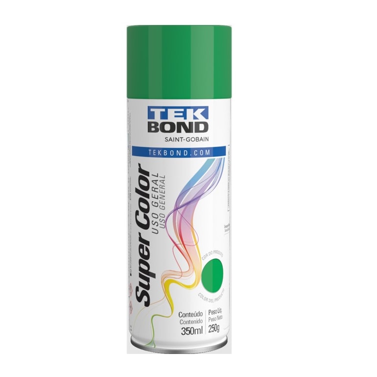 Tinta Spray Uso Geral 350ml Verde Tekbond