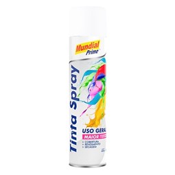 Tinta Spray Uso Geral 400ml Branco Mundial Prime