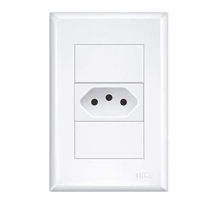 Tomada Dupla Evidence 2P+T 20A 250V Fame