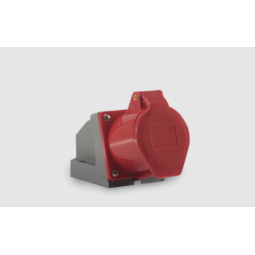 Tomada Sob, 4P 016A 6H 380/440V IP44 Vermelho Soprano