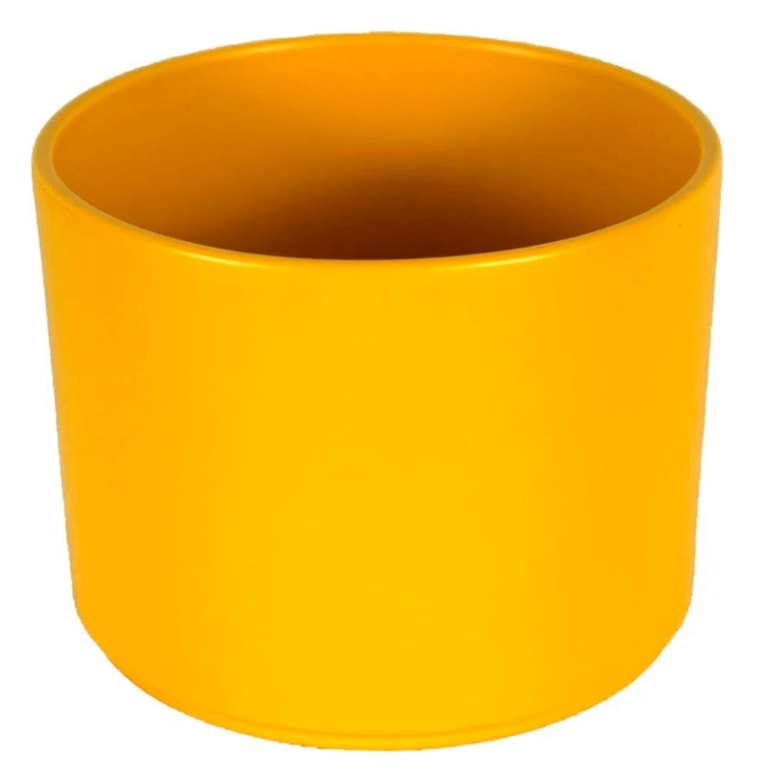 Vaso Cerâmico Hanover Mostarda 13cm Japi