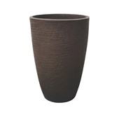Vaso Plástico Cone Moderno 44x30cm Café Japi