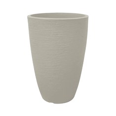 Vaso Plástico Cone Moderno 44x30cm Cimento Japi
