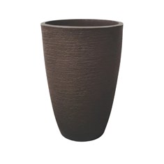 Vaso Plástico Cone Moderno 77x54cm Café Japi