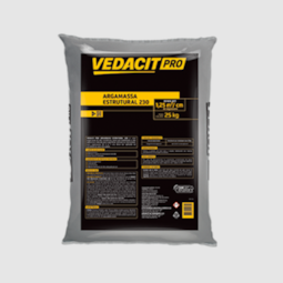 Vedacit Pro Argamassa Estrutural 230 Saco 25Kg Cinza 
